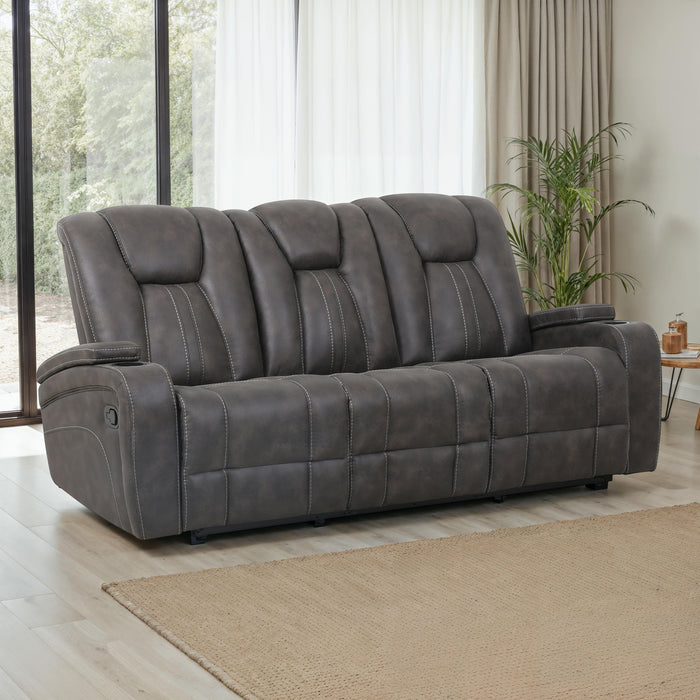 Marlow - Manual Recliner Sofa – Reclining Sofas by Steve Silver Furniture at Furniture Wholesale Plus , Nashville furniture store