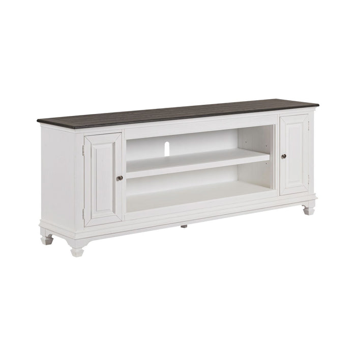Fireplace TV Consoles - 80" Fireplace TV Console FTS - White – Fireplace TV Stands by Liberty Furniture at Furniture Wholesale Plus , Nashville furniture store