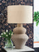 Jossleigh - Metal Table Lamp - Beige – Table Lamps by Signature Design by Ashley® at Furniture Wholesale Plus , Nashville furniture store