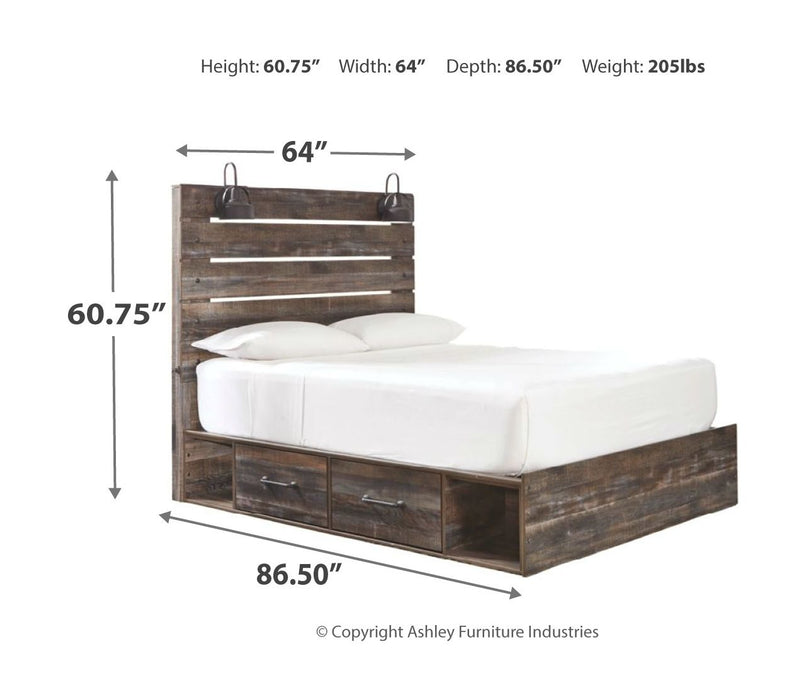 Drystan - Panel Bed – Storage Beds by Signature Design by Ashley® at Furniture Wholesale Plus , Nashville furniture store