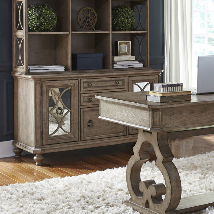Simply Elegant - Credenza - Heathered Taupe – Credenzas by Liberty Furniture at Furniture Wholesale Plus , Nashville furniture store