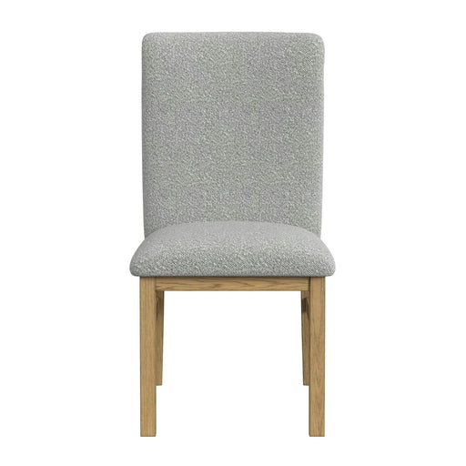 Portland - Square Back Dining Side Chair (Set of 2) - Natural / Gray – Chair Sets by Elements International at Furniture Wholesale Plus , Nashville furniture store