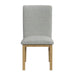 Portland - Square Back Dining Side Chair (Set of 2) - Natural / Gray – Chair Sets by Elements International at Furniture Wholesale Plus , Nashville furniture store