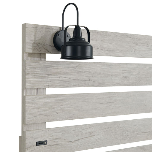 Fort Worth - Bed with Lights & USB – Panel Beds by Elements International at Furniture Wholesale Plus , Nashville furniture store