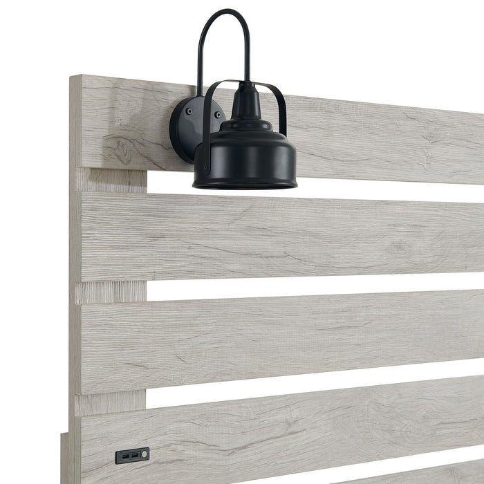 Fort Worth - Bed with Lights & USB – Panel Beds by Elements International at Furniture Wholesale Plus , Nashville furniture store