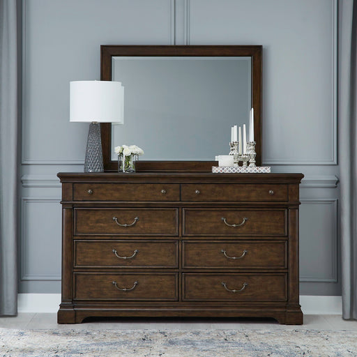 Arden Road - Dresser & Mirror - Satin Cherry – Dresser & Mirror by Liberty Furniture at Furniture Wholesale Plus , Nashville furniture store