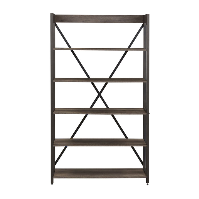 Tanners Creek - Bookcase - Graystone – Standard Bookcases by Liberty Furniture at Furniture Wholesale Plus , Nashville furniture store