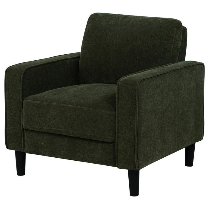 Ruth - Upholstered Track Arm Accent Chair – Arm Chairs by Coaster Fine Furniture at Furniture Wholesale Plus , Nashville furniture store