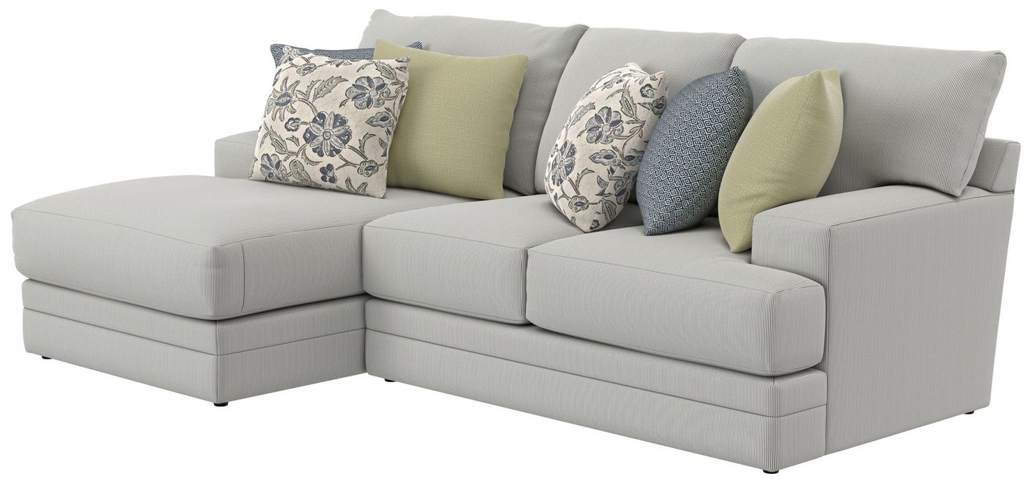 Stockbridge - Sectional With Comfort Coil Seating And 9 Accent Pillows Included – Stationary Sectionals by Jackson at Furniture Wholesale Plus , Nashville furniture store