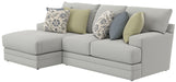 Stockbridge - Sectional With Comfort Coil Seating And 9 Accent Pillows Included – Stationary Sectionals by Jackson at Furniture Wholesale Plus , Nashville furniture store