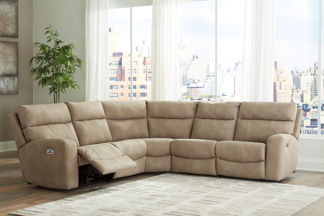 Next-Gen Durapella - Power Reclining Sectional Set – 6 Piece Living Room Sets by Signature Design by Ashley® at Furniture Wholesale Plus , Nashville furniture store