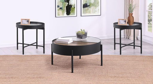 Ozella - Round Coffee Table Set – Table Sets by Coaster Fine Furniture at Furniture Wholesale Plus , Nashville furniture store