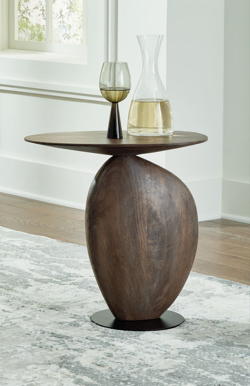 Cormmet - Accent Table - Brown / Black – Accent Tables by Signature Design by Ashley® at Furniture Wholesale Plus , Nashville furniture store