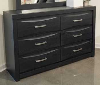Stabotta - Six Drawer Dresser - Black – Dressers by Signature Design by Ashley® at Furniture Wholesale Plus , Nashville furniture store