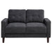 Bowen II - Upholstered Track Arm Loveseat – Stationary Loveseats by Coaster Fine Furniture at Furniture Wholesale Plus , Nashville furniture store