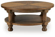 Chadworth - Round Cocktail Table - Medium Brown – Coffee Tables by Signature Design by Ashley® at Furniture Wholesale Plus , Nashville furniture store