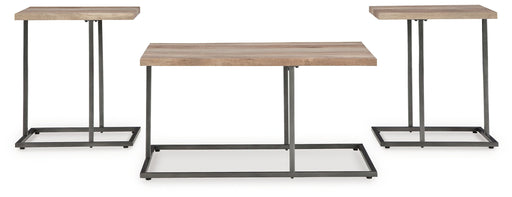 Albreane - Occasional Table Set (Set of 3) - Grayish Brown / Black – Table Sets by Signature Design by Ashley® at Furniture Wholesale Plus , Nashville furniture store