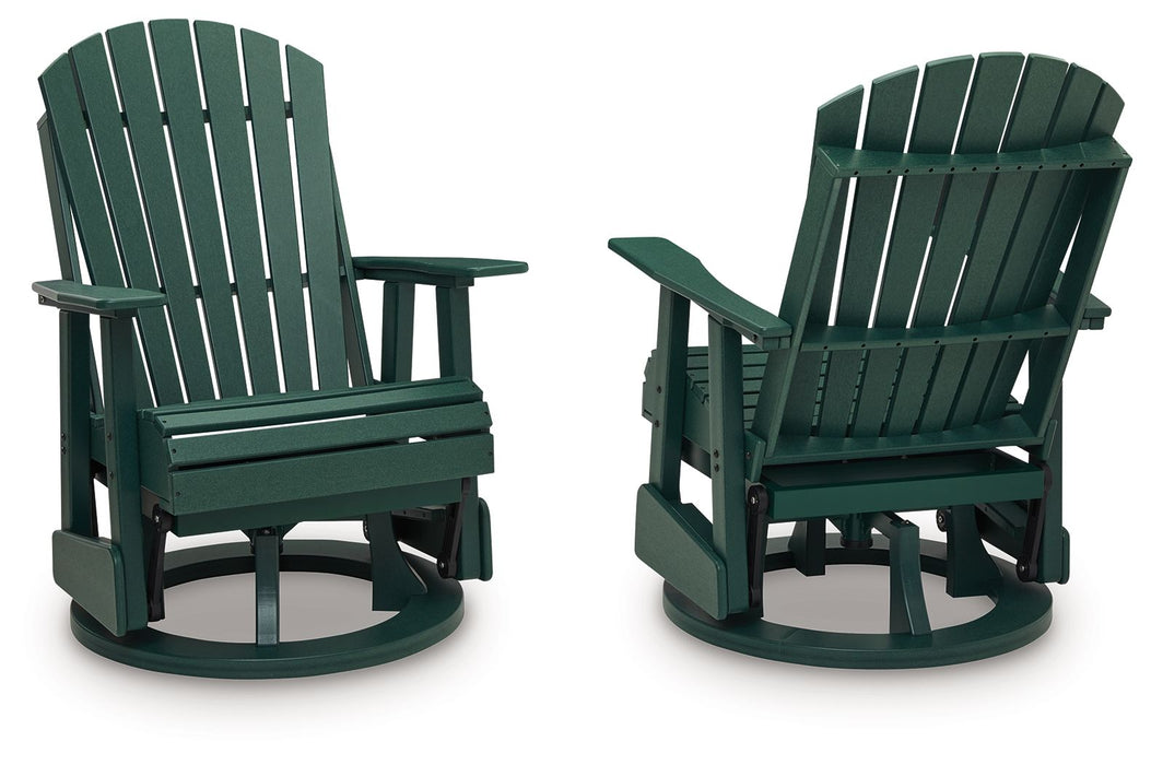 Shell Beach - Swivel Glider Chair - Green – Swivel Chairs by Signature Design by Ashley® at Furniture Wholesale Plus , Nashville furniture store