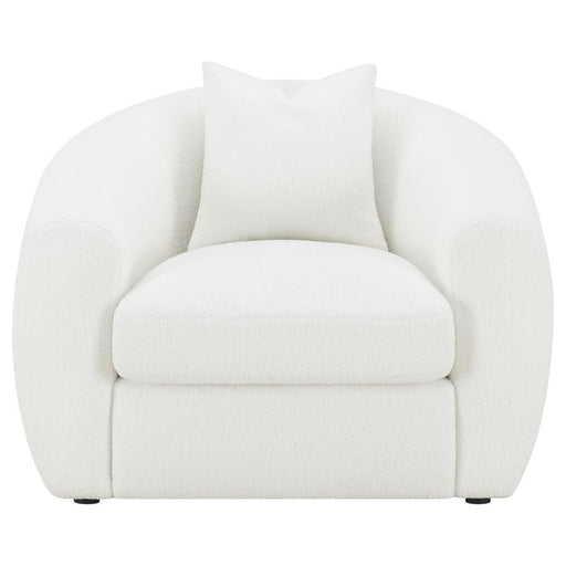 Isabella - Faux Sheepskin Upholstered Accent Chair Natural - Ivory - Premium Accent Chairs from CoasterElevations - Just $779! Shop now at Furniture Wholesale Plus  We are the best furniture store in Nashville, Hendersonville, Goodlettsville, Madison, Antioch, Mount Juliet, Lebanon, Gallatin, Springfield, Murfreesboro, Franklin, Brentwood