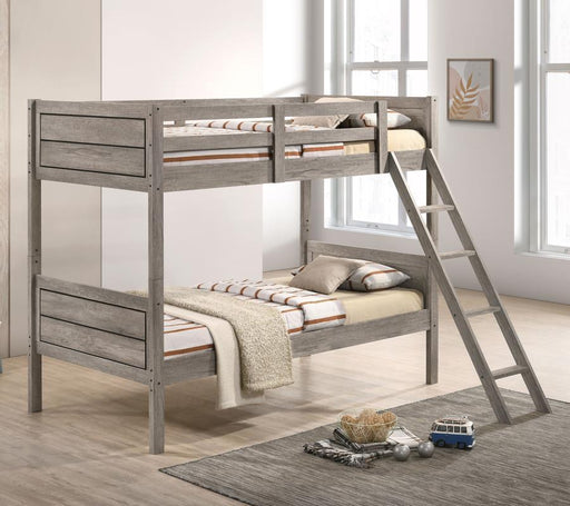 Ryder - Wood Bunk Bed – Bunk Beds by CoasterEveryday at Furniture Wholesale Plus , Nashville furniture store