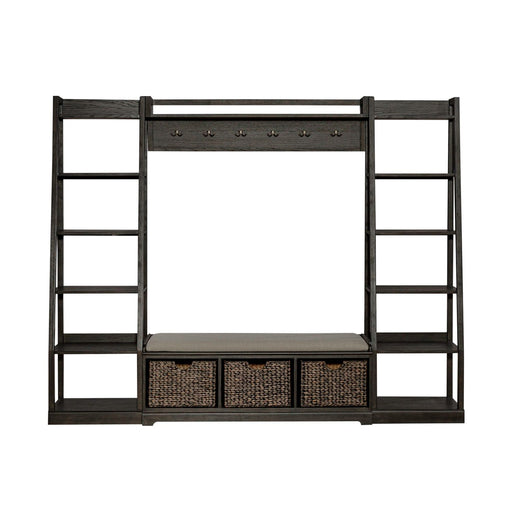 Mill Creek - 3 Piece Wall Unit Set - Peppercorn – Hall Trees by Liberty Furniture at Furniture Wholesale Plus , Nashville furniture store