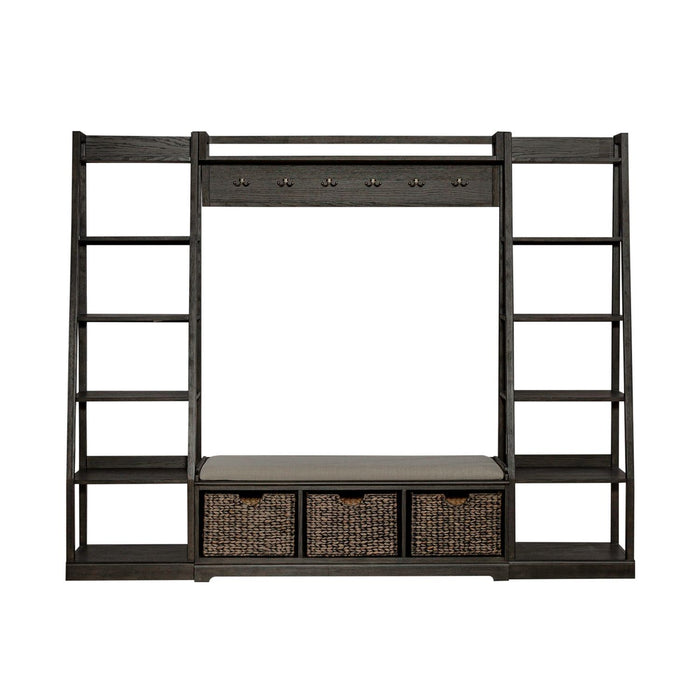 Mill Creek - 3 Piece Wall Unit Set - Peppercorn – Hall Trees by Liberty Furniture at Furniture Wholesale Plus , Nashville furniture store