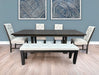 Herbert - Bench - Espresso / Beige – Dining Benches by Crown Mark at Furniture Wholesale Plus , Nashville furniture store