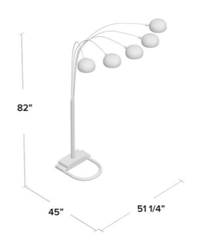 Modern & Contemporary - Floor Lamp - Premium Floor Lamps from Crown Mark - Just $149! Shop now at Furniture Wholesale Plus  We are the best furniture store in Nashville, Hendersonville, Goodlettsville, Madison, Antioch, Mount Juliet, Lebanon, Gallatin, Springfield, Murfreesboro, Franklin, Brentwood