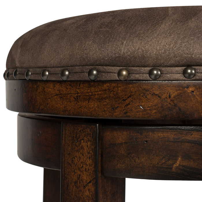 Aspen Skies - Console Swivel Stool – Counter Height (24"-27") by Liberty Furniture at Furniture Wholesale Plus , Nashville furniture store