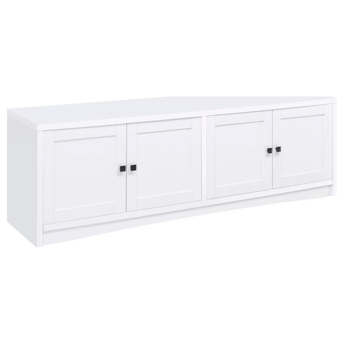 Laughlin - 3-piece Entertainment Center TV Stand - White - Premium Entertainment Centers from Coaster Fine Furniture - Just $1079! Shop now at Furniture Wholesale Plus  We are the best furniture store in Nashville, Hendersonville, Goodlettsville, Madison, Antioch, Mount Juliet, Lebanon, Gallatin, Springfield, Murfreesboro, Franklin, Brentwood
