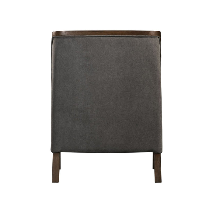 Hopkins - Chair With Brown Arm – Arm Chairs by Elements International at Furniture Wholesale Plus , Nashville furniture store