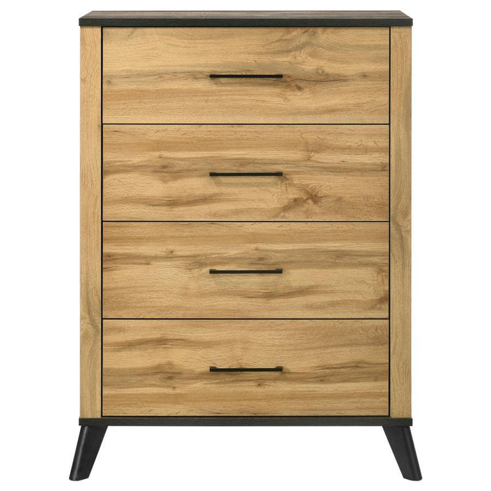 Kaywood - 4-Drawer Bedroom Chest Of Drawers - Natural Pine – Accent Chests by Coaster Fine Furniture at Furniture Wholesale Plus , Nashville furniture store