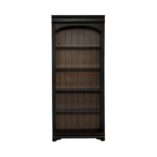 Meritage - Bunching Bookcase - Aged Charcoal – Standard Bookcases by Liberty Furniture at Furniture Wholesale Plus , Nashville furniture store