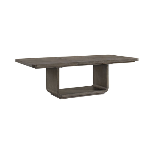 Hollywood Park - Rectangular Dining Table With Leaf - Dark Gray – Dining Tables with Extensions by Elements International at Furniture Wholesale Plus , Nashville furniture store