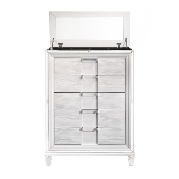 Twenty Nine - 5-Drawer Flip-Top Chest – Accent Chests by Elements International at Furniture Wholesale Plus , Nashville furniture store