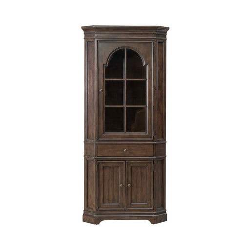 Arden Road - Corner Cabinet - Satin Cherry – Accent Cabinets by Liberty Furniture at Furniture Wholesale Plus , Nashville furniture store
