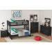 Hampton Kids - Bunk With Ladder – Bunk Beds by Elements International at Furniture Wholesale Plus , Nashville furniture store