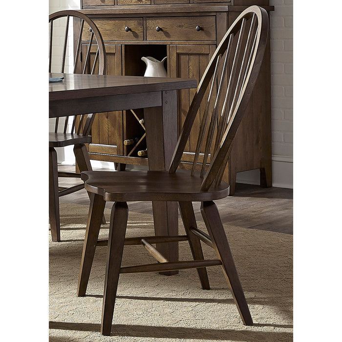 Hearthstone Ridge - Rectangular Table Set – 5 Piece Dining Room Sets by Liberty Furniture at Furniture Wholesale Plus , Nashville furniture store