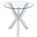 Kenzie - Round Tempered Glass Top Table – End Tables by Coaster Fine Furniture at Furniture Wholesale Plus , Nashville furniture store