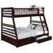 Ashton - 2-Drawer Wood Bunk Bed – Bunk Beds by CoasterEssence at Furniture Wholesale Plus , Nashville furniture store