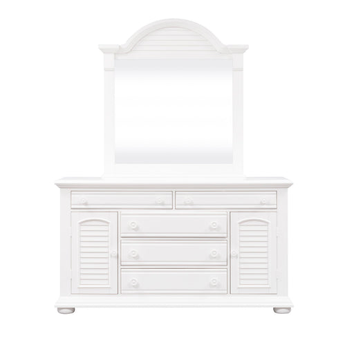 Summer House - Mirror - Oyster White – Mirrors by Liberty Furniture at Furniture Wholesale Plus , Nashville furniture store