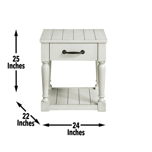 Hemmingway - 3 Piece Occasional Table Set - White – Table Sets by Steve Silver Furniture at Furniture Wholesale Plus , Nashville furniture store