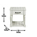 Hemmingway - 3 Piece Occasional Table Set - White – Table Sets by Steve Silver Furniture at Furniture Wholesale Plus , Nashville furniture store