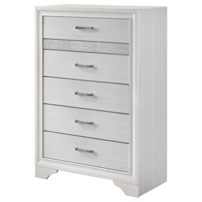 Miranda - 5-Drawer Bedroom Chest – Accent Chests by CoasterEveryday at Furniture Wholesale Plus , Nashville furniture store