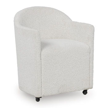 Radkin - Dining Upholstered Arm Chair (Set of 2) - Off White – Chair Sets by Signature Design by Ashley® at Furniture Wholesale Plus , Nashville furniture store