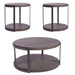 Modern View - 3 Piece Table Set - Gauntlet Gray – Table Sets by Liberty Furniture at Furniture Wholesale Plus , Nashville furniture store
