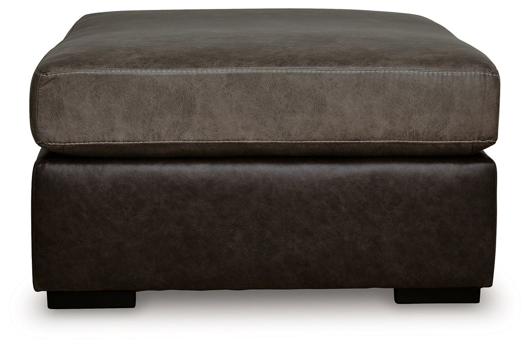 Castille Way - Oversized Accent Ottoman - Fossil – Accent Ottomans by Signature Design by Ashley® at Furniture Wholesale Plus , Nashville furniture store