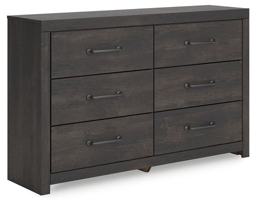 Hollivern - Six Drawer Dresser - Dark Gray – Dressers by Signature Design by Ashley® at Furniture Wholesale Plus , Nashville furniture store