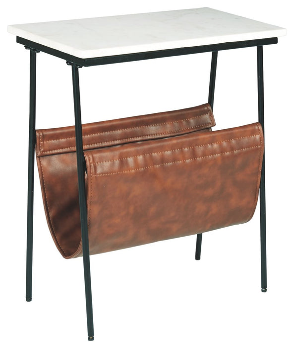Etanbury - Accent Table - Brown / Black / White – Accent Tables by Signature Design by Ashley® at Furniture Wholesale Plus , Nashville furniture store