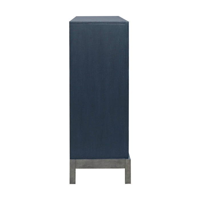 Braxton - Accent Cabinet - Azure Blue – Accent Cabinets by Liberty Furniture at Furniture Wholesale Plus , Nashville furniture store